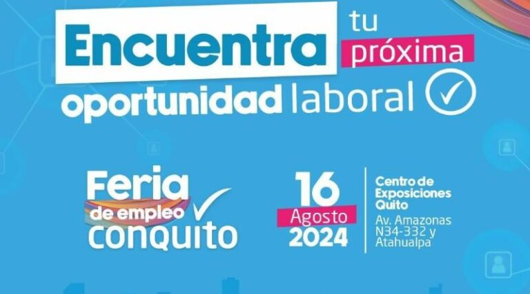 La oferta en la Feria de Empleo ConQuito aumentó a 2.200 vacantes ...