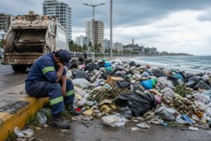 Manta se ahoga en basura: sueldos impagos y fallas de gestión desatan crisis sanitaria