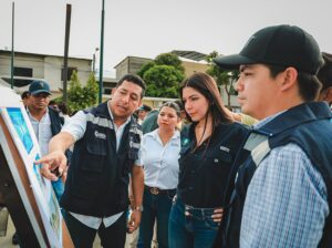 Alcaldesa (s) Tatiana Coronel recorrió Los Vergeles, al norte de la ciudad