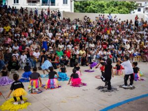Cierre de los cursos vacacionales de 1.600 niños congregó a más de 2.500 personas
