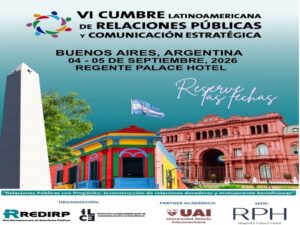 Argentina será sede de la VI Cumbre Latinoamericana de Relaciones Públicas y Comunicación Estratégica