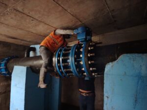 Corte temporal del servicio de agua potable por mantenimiento en el sistema Tesalia