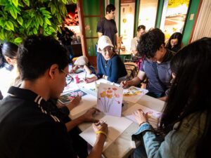 El taller de pintura ‘Jardín de la Casa’ se tomó el Museo del Cacao