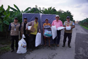 14 sectores afectados en Tenguel reciben ayuda humanitaria