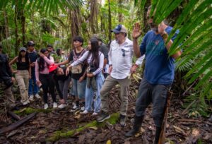 Alcalde cumple agenda de trabajo en el Chocó Andino