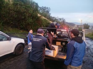 8 viviendas afectadas por desbordamiento de quebrada