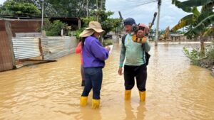 Ayuda humanitaria a familias afectadas por inundaciones en Balao