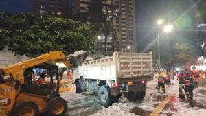 Respuesta inmediata del Municipio ante tremenda granizada